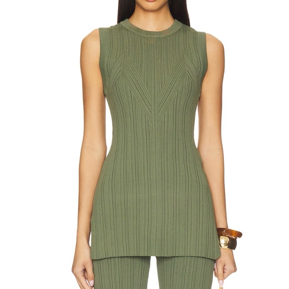 Veronica Beard Semma Knit Sweater Tank